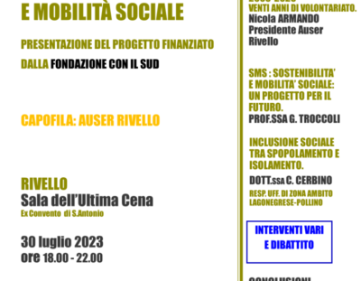 Rivello. Presentazione Progetto SMS